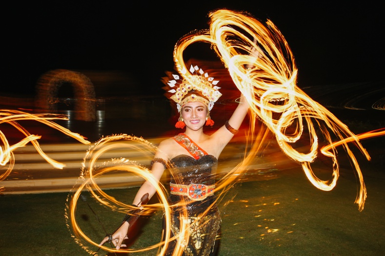 Fire Dance Bali Wedding